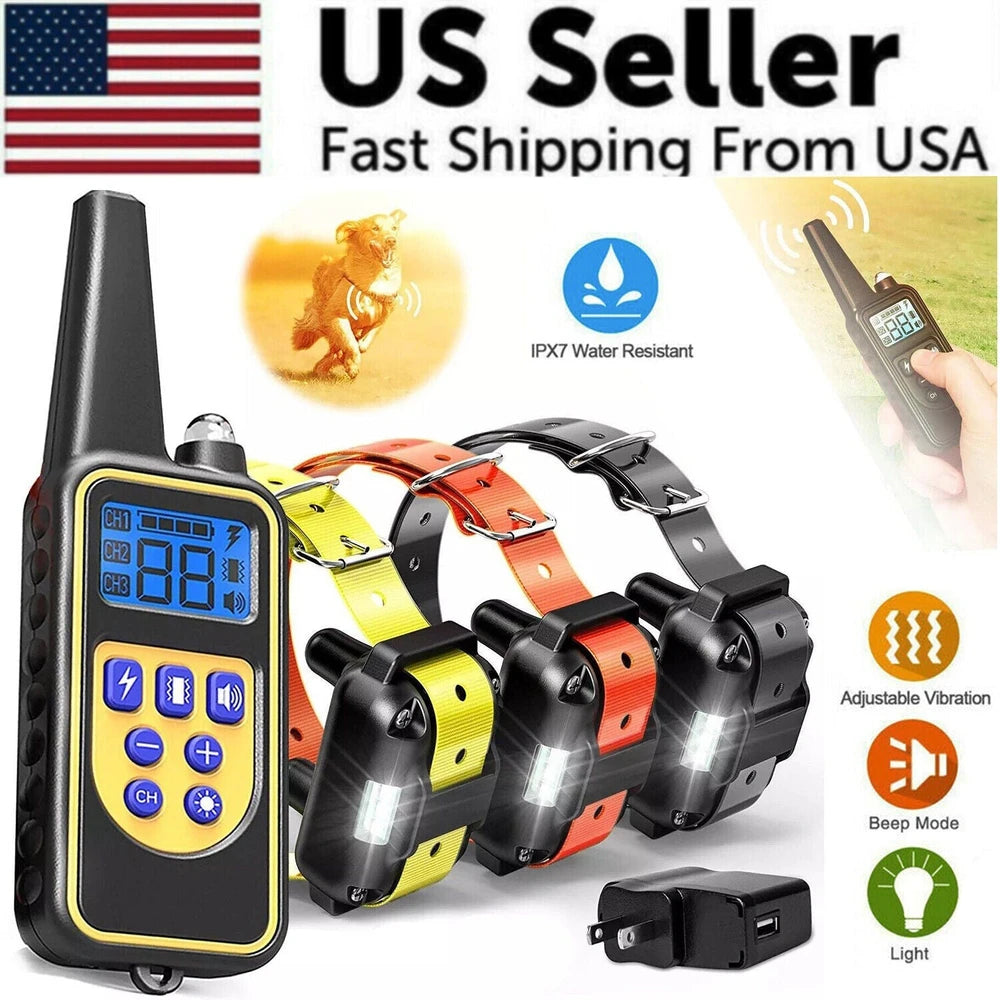Rechargeable Remote Dog Training Collar