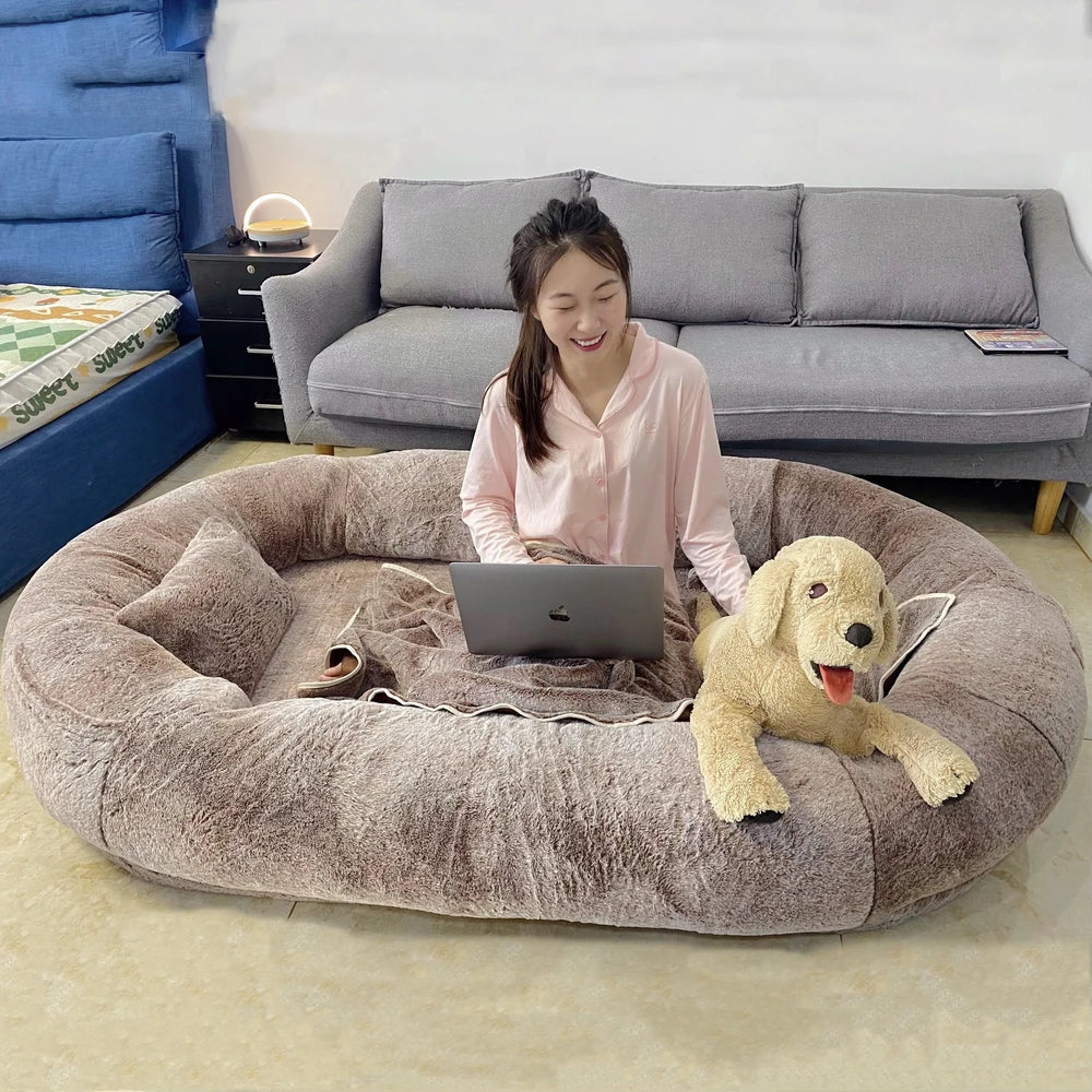 Oversized Human Dog Bed