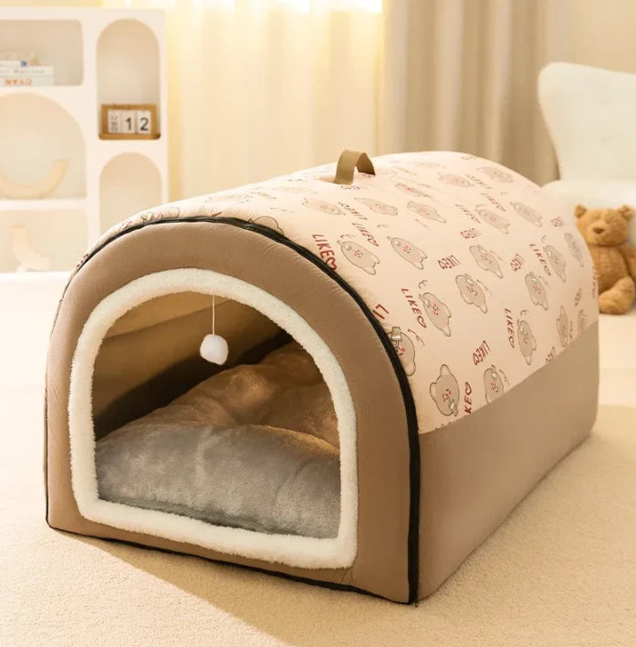 CozyPaws Plush Dog Bed