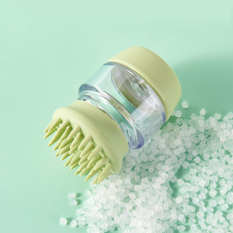 New Pet Bath Brush, Silicone Massage Grooming Tool