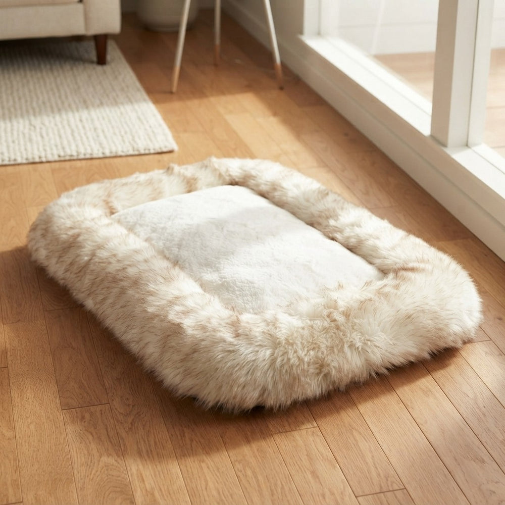 Faux Fur Orthopedic Dog Bed